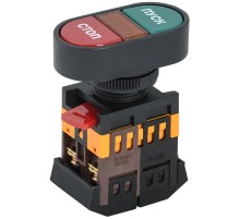 Кнопка APВВ-22N "Пуск-Стоп" d22мм неон/240В 1з+1р   BBD11-APBB-K51  GENERICA