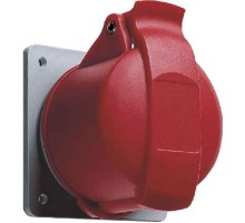 Розетка панельная с прямым униф. фланцем 432RU6 32A 3P+N+E IP44 6ч  2CMA193259R1000  ABB