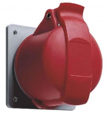 Розетка панельная с прямым униф. фланцем 432RU6 32A 3P+N+E IP44 6ч  2CMA193259R1000  ABB