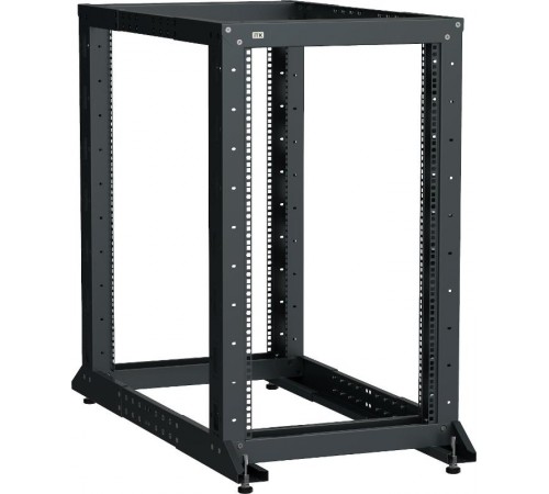 ITK LINEA F Стойка 2-рамная 24U 600х600-1000мм черная  LF05-24U61-2GM  ITK