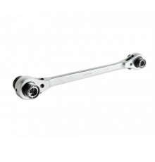 Ключ накидной трещоточный 8x10x12x13x14x17x19x21 мм реверсивный, SHTOK.  376582  КЭАЗ