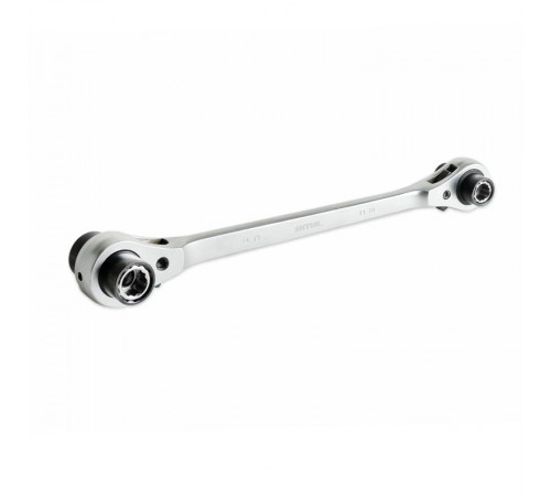 Ключ накидной трещоточный 8x10x12x13x14x17x19x21 мм реверсивный, SHTOK.  376582  КЭАЗ