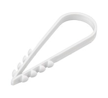 Дюбель-хомут нейлоновый 19-25 мм, белый, упаковка 100 шт.  07-4503  REXANT