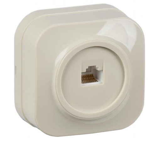 РК10-ХК Розет. 1-ая комп. о/у GLORY кремовый  EKH10-K33  IEK