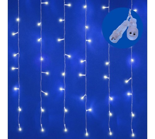 Гирлянда светодиодная "Занавес" ULD-C6030-450/TTK WHITE 6х3м IP44 эффект мерцания Uniel UL-00009926