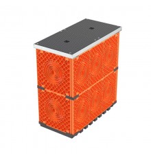 Колодец пластиковый для кабельной канализации с крышками, F0,750х375х750  270375V0  DKC