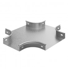 Переход крестообразный плавный 200х150х50, толщ. 0,7 мм, Сендзимир цинк, 034733  ПХП-200х150х50-0,7-СЦ   Ostec