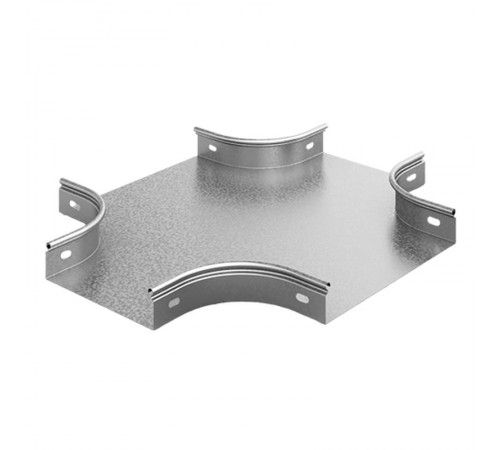Переход крестообразный плавный 200х50х50, толщ. 0,7 мм, Сендзимир цинк, 034725  ПХП-200х50х50-0,7-СЦ   Ostec