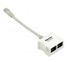 Разветвитель SPL-YT4-U2-U2 RJ-45 4Prр.USOC -> 2 x 2Pr.USOC  34552  Hyperline