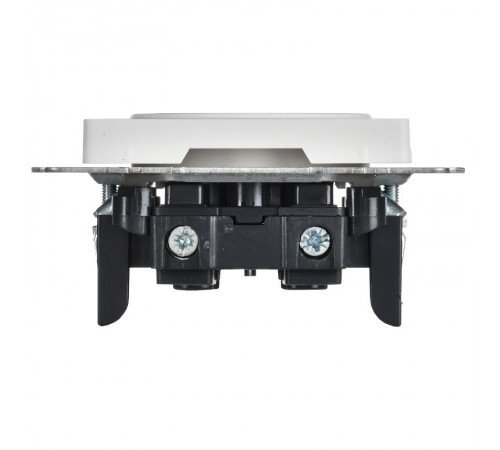 BRITE Розетка 1-местная без заземления с защитными шторками 10А РСш10-2-БрАБ арктический белый   BR-R13-10-K91  IEK