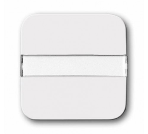 Клавиша для мех. 1-клавишного выкл./перекл./кнопки, с полем для надписи, серия Reflex SI, цвет альпийский белый  1731-0-0520   2CKA001731A0520  ABB