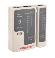Тестер Кабеля  RJ-45+RJ-11 - 468  12-1006  REXANT