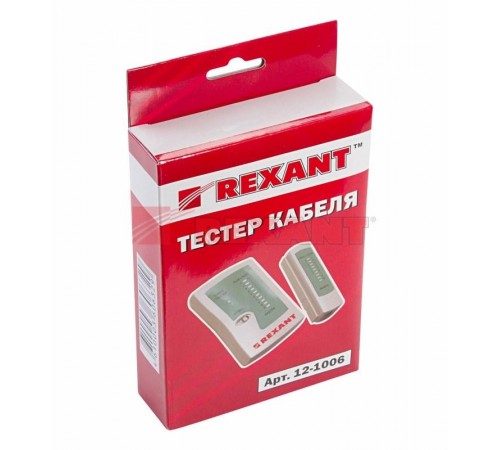 Тестер Кабеля  RJ-45+RJ-11 - 468  12-1006  REXANT