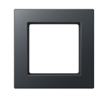 Рамка для вертикальной и горизонтальной установки, 1 пост; термопласт; матовый антрацит; A CREATION  AC581BFANM  Jung