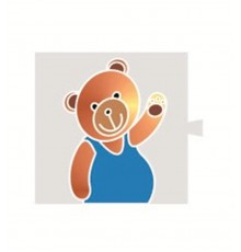 Simon 82 Пиктограмма "Медведь" для Светящаяся клавиша под светофильтр и Светильника для обозачения номера или  82962-61  Simon