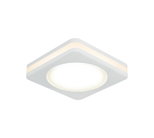 Светильник точечный встраиваемый светодиодный Backlight BL100 Квадрат. Белый, 5W, LED 3000K  BL100  Gauss