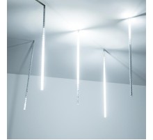 Светодиодная гирлянда ARD-ICEFALL-CLASSIC-D12-500-5PCS-CLEAR-72LED-LIVE WHITE (230V, 6W)  026049  Arlight