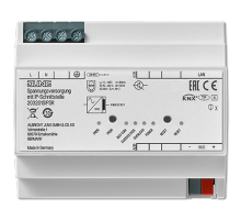 KNX блок питания, 320mA, с IP-интерфесом, монтаж на DIN-рейку, 4 модуля; KNX  203201SIPSR  Jung