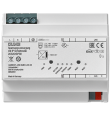 KNX блок питания, 320mA, с IP-интерфесом, монтаж на DIN-рейку, 4 модуля; KNX  203201SIPSR  Jung