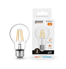 Лампа светодиодная   Filament Elementary А60 11W 910lm 2700К Е27 LED 1/10/50  22211  Gauss