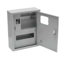 Щит учетно-распределительный навесной счетчик на дин-рейку ЩРУН 1/12 Э с окном (ВхШхГ) 360х280х110мм IP31 Basic  mb23-1/12e-bas  EKF