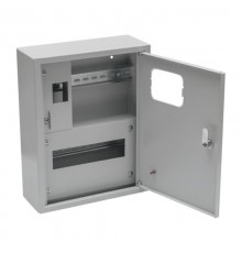 Щит учетно-распределительный навесной счетчик на дин-рейку ЩРУН 1/12 Э с окном (ВхШхГ) 360х280х110мм IP31 Basic  mb23-1/12e-bas  EKF