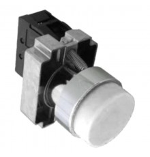 Кнопка управления NP2-BL15 без подсветки, белая, 1НО+1НЗ, IP40 (R)  576042  CHINT