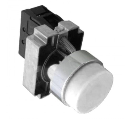 Кнопка управления NP2-BL15 без подсветки, белая, 1НО+1НЗ, IP40 (R)  576042  CHINT