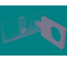 Защитная крышка кпонок управления PBC с блокировкой навесным замком I/O D=4mm E1.2  1SDA073855R1  ABB