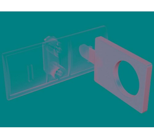 Защитная крышка кпонок управления PBC с блокировкой навесным замком I/O D=4mm E1.2  1SDA073855R1  ABB