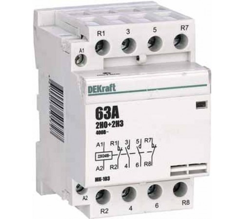 Контактор модульный 2НО+2НЗ 40А 230В МК-103  18083DEK  DEKraft