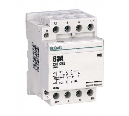 Контактор модульный 2НО+2НЗ 40А 230В МК-103  18083DEK  DEKraft