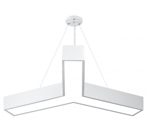 Светильник светодиодный Geometria Igrek SPO-142-W-40K-044 44Вт 4000K 3000Лм IP40 800*800*80 белый подвесной ЛТ  Б0058886  ЭРА