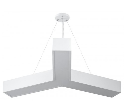 Светильник светодиодный Geometria Igrek SPO-142-W-40K-044 44Вт 4000K 3000Лм IP40 800*800*80 белый подвесной ЛТ  Б0058886  ЭРА