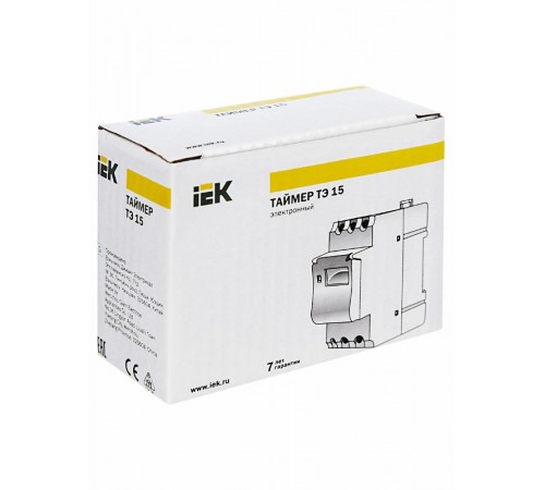 Таймер ТЭ15 цифровой 16А 230В на DIN-рейку   MTA10-16  IEK