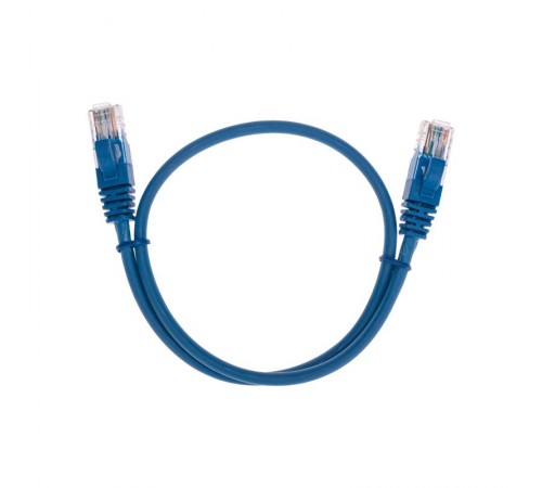 Патч-корд U/UTP, CAT 5e, RJ45-RJ45, 26AWG, LSZH, синий, 0,5м REXANT  02-0104-05  REXANT