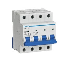 Выключатель автоматический четырехполюсный NB1-63H 4P 6A 10кА х-ка C (R)  179919  CHINT