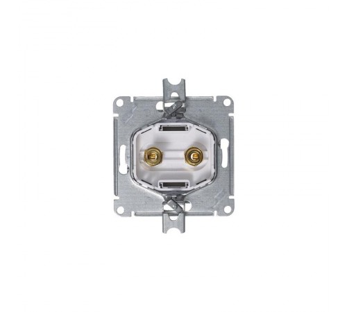 AtlasDesign Алюминий АудиоРозетка двухместная  ATN000387  SE