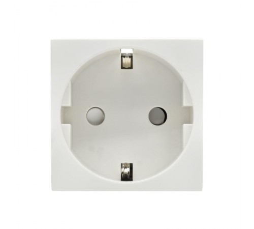 PRIMER РКС-20-30-П-К Розетка з/к з/ш в/з белая  PR-KK40D-RSZH-2-2-K01  IEK