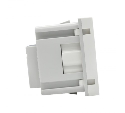 PRIMER РКС-20-30-П-К Розетка з/к з/ш в/з белая  PR-KK40D-RSZH-2-2-K01  IEK