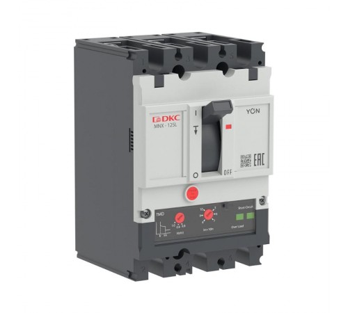Авт. выкл. YON pro MNX125L 3P 125A 70kA при AC415V расц. TMD  MNX125L3PTMD0125  DKC