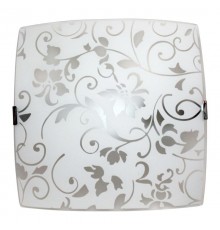 Светильник "Эрика" 300х300 НПБ 09-60-003 М83 матовый белый/кл.штамп металлик  1005205730  Элетех