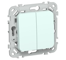 FLITE Выключатель жалюзи 10А ВЖ52-2-0-ФлХЛ холодный лед  FI-V15-0-10-1-K94  IEK