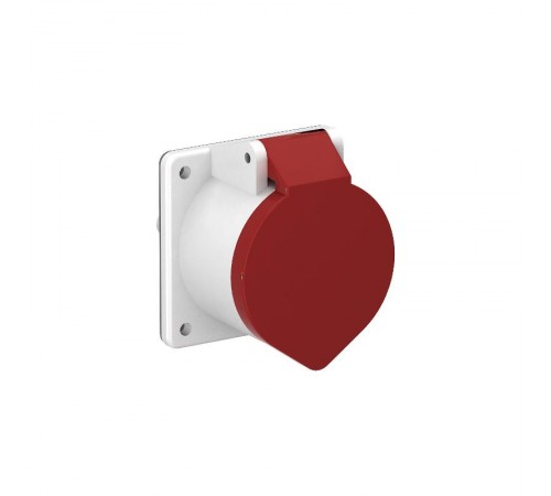 Силовой разъем CEE, 3P+N+PE, 16A, 400В, IP44, 75x75x72 мм (промразъем, розетка)  6109874  OBO Bettermann