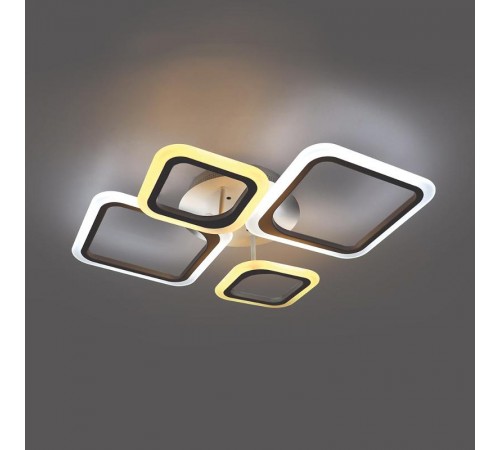 Светильник светодиодный управляемый с пультом 84W, Max. 5200Lum, 3000К-6500K, IP20, белый AL5940 Quadro  41670  FERON