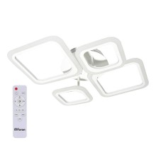 Светильник светодиодный управляемый с пультом 84W, Max. 5200Lum, 3000К-6500K, IP20, белый AL5940 Quadro  41670  FERON