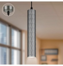 Светильник подвесной (подвес)  PL15 GR MR16 GU10 потолочный цилиндр графит  Б0061378  ЭРА