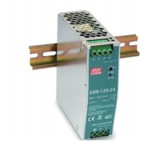 Источник питания на DIN-рейку 24 В,5 А,120 Вт, MEANWELL, I класс защиты, 40х125х113 мм  EDR-120-24  VARTON