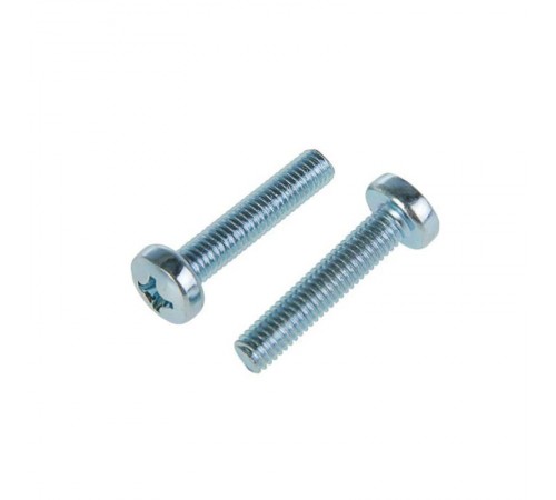 Винт DIN7985 с полукруглой головкой оцинк. М6х30 (50 шт) - коробка с ок. Tech-Kr ( 0,409 кг)  105227  Tech-KREP