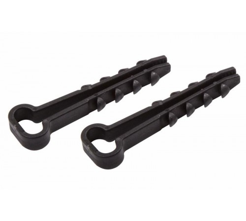 Дюбель-хомут нейлоновый прямоугольный PROconnect 5-10 мм, черный, упаковка 100 шт.  07-4621  PROconnect